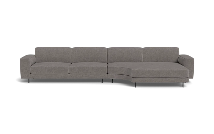 Samba Day sofa med rund chaiselong med Rio arm